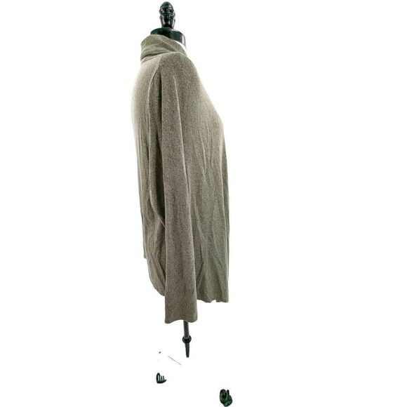 Collection by Bobeau Women One Button Drape Knit Wrap Cardigan Gray Size Large - Picture 4 of 10